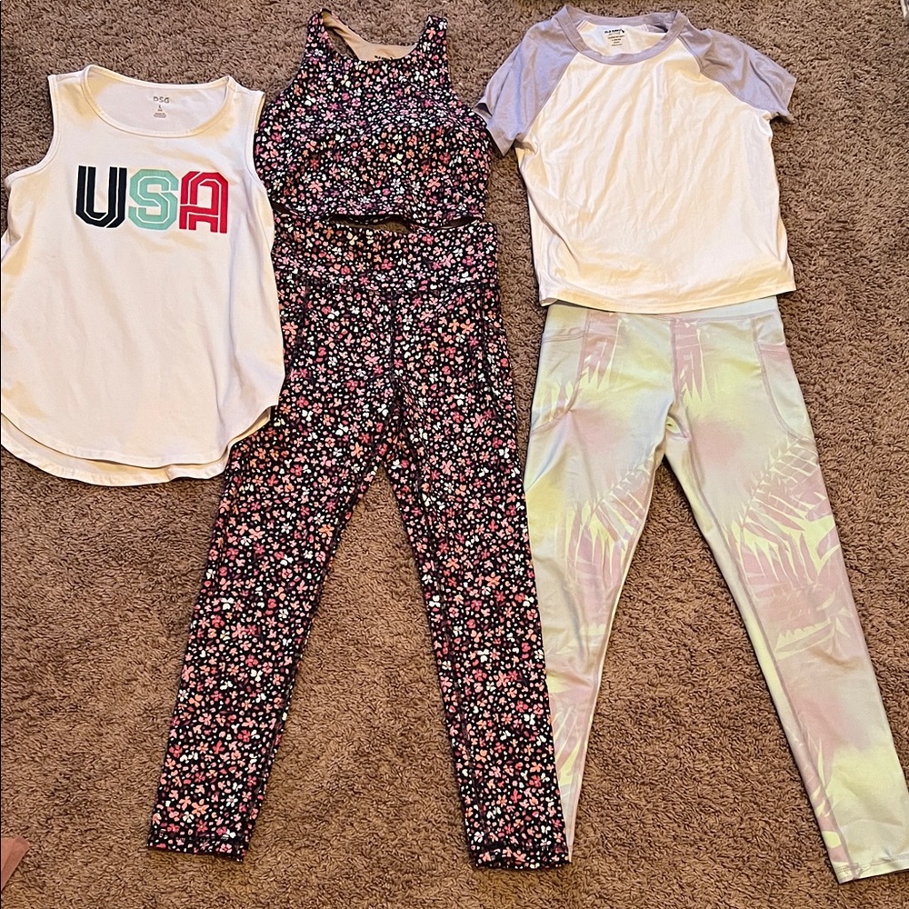 Youth large girls active set